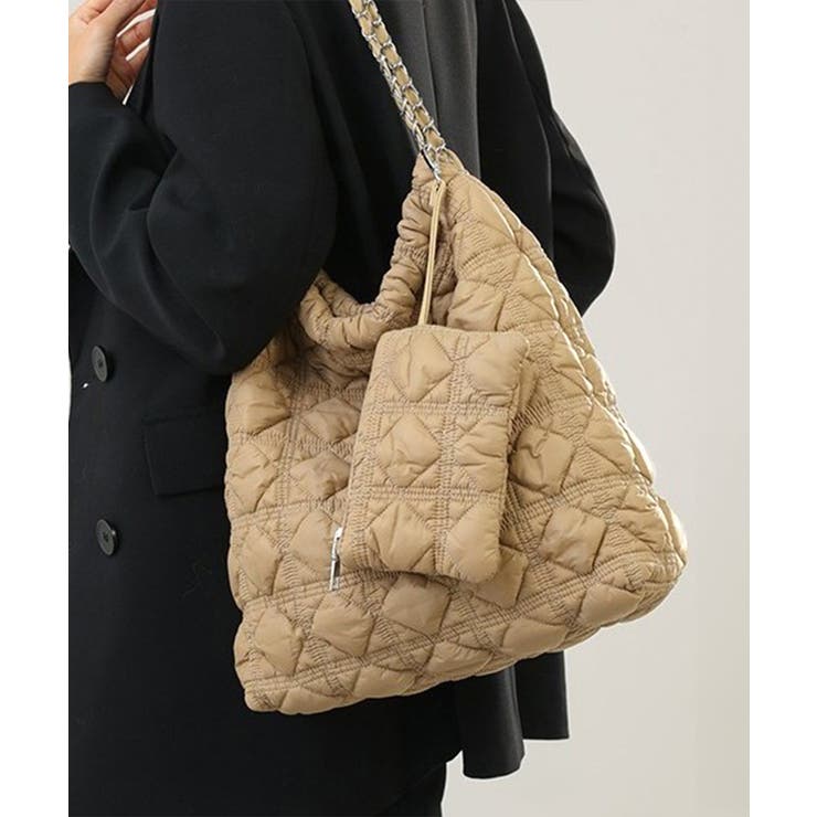 キルトチェーンバッグポーチ付トートバッグ | SUNSHINE CLOSET | 詳細画像1 