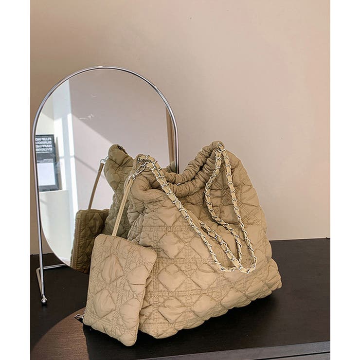 キルトチェーンバッグポーチ付トートバッグ | SUNSHINE CLOSET | 詳細画像18 