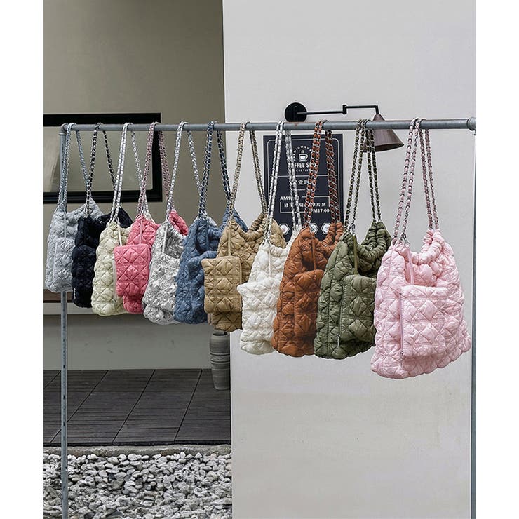 キルトチェーンバッグポーチ付トートバッグ | SUNSHINE CLOSET | 詳細画像32 