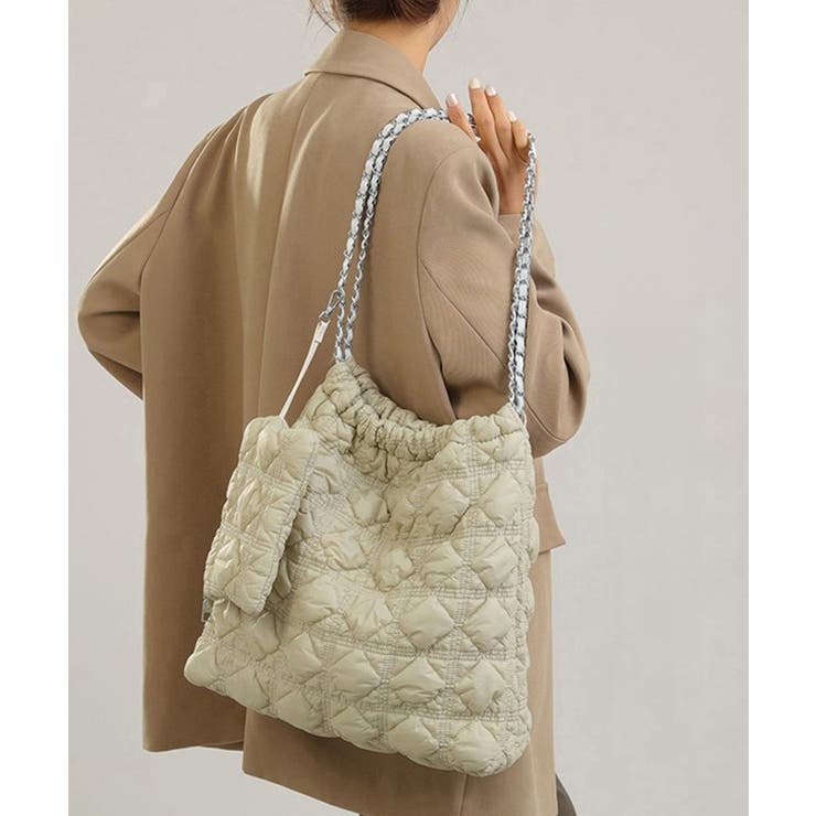 キルトチェーンバッグポーチ付トートバッグ | SUNSHINE CLOSET | 詳細画像4 