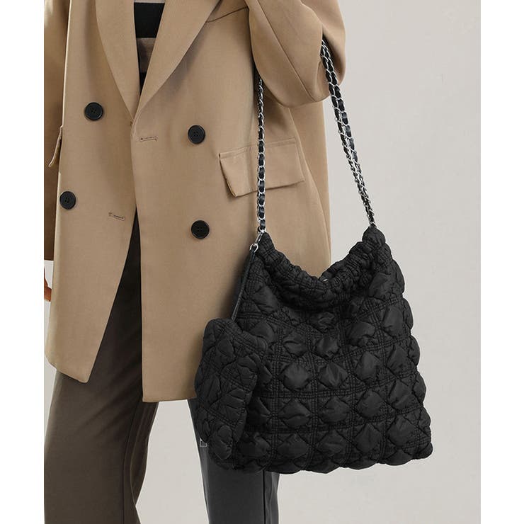 キルトチェーンバッグポーチ付トートバッグ | SUNSHINE CLOSET | 詳細画像6 