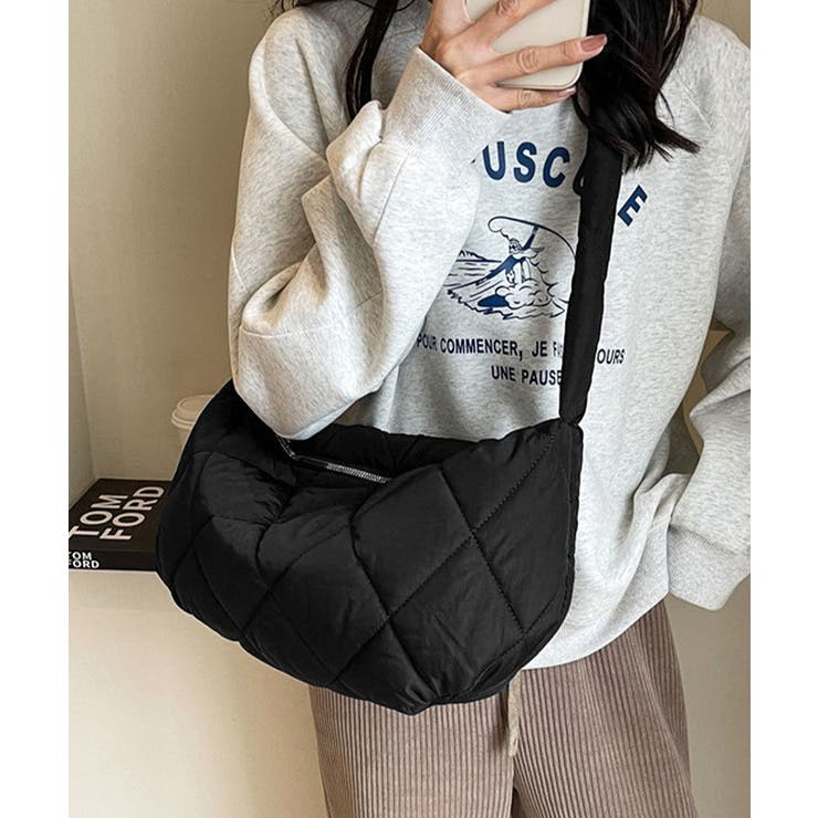 キルティングショルダーバッグ 斜めがけ鞄 | SUNSHINE CLOSET | 詳細画像1 