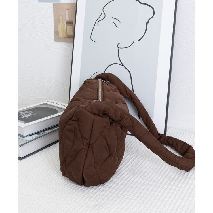 キルティングショルダーバッグ 斜めがけ鞄 | SUNSHINE CLOSET | 詳細画像16 