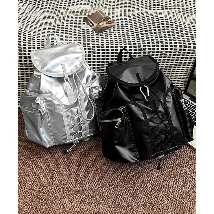 巾着リュック メタリック ドロストバッグ | SUNSHINE CLOSET | 詳細画像10 