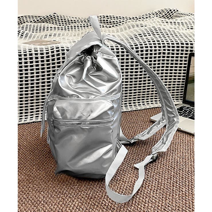 巾着リュック メタリック ドロストバッグ | SUNSHINE CLOSET | 詳細画像15 