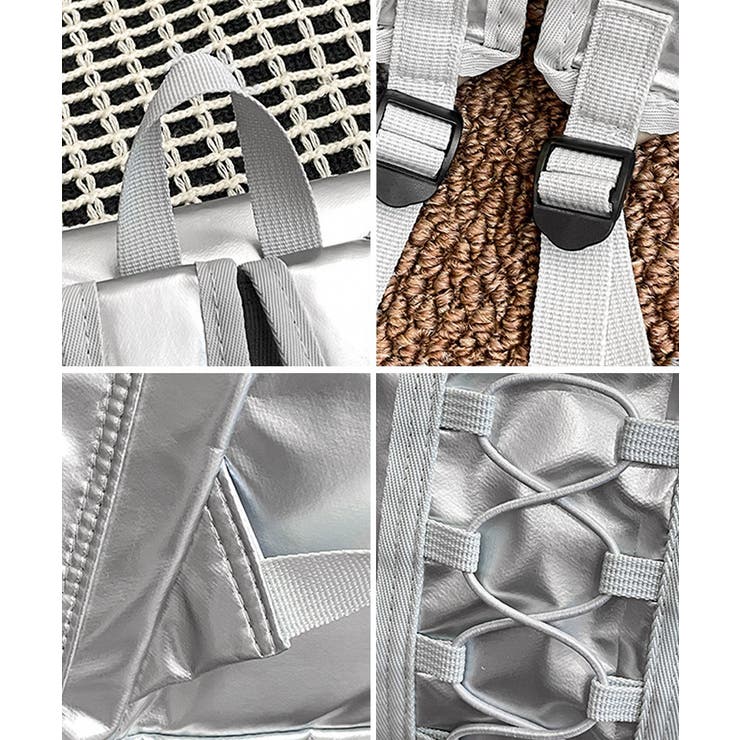 巾着リュック メタリック ドロストバッグ | SUNSHINE CLOSET | 詳細画像18 