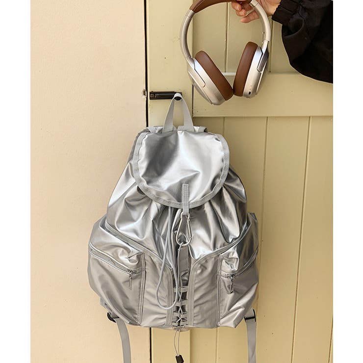 巾着リュック メタリック ドロストバッグ | SUNSHINE CLOSET | 詳細画像5 