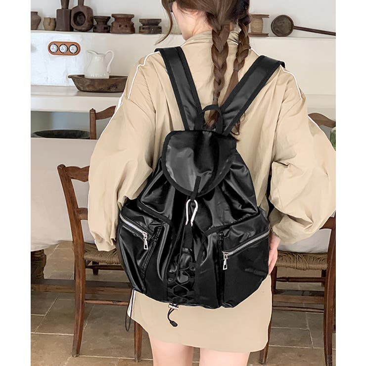 巾着リュック メタリック ドロストバッグ | SUNSHINE CLOSET | 詳細画像6 