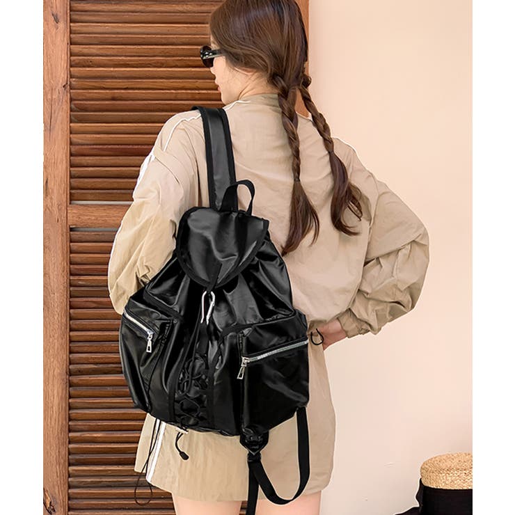 巾着リュック メタリック ドロストバッグ | SUNSHINE CLOSET | 詳細画像8 