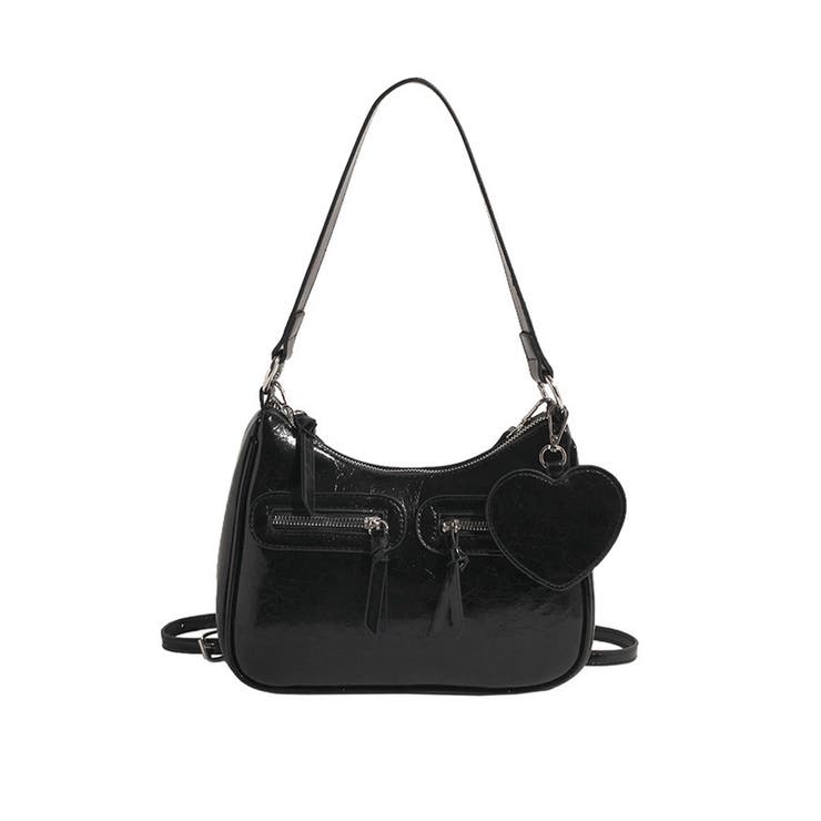 レトロショルダーバッグ ハートチャーム付 | SUNSHINE CLOSET | 詳細画像18 