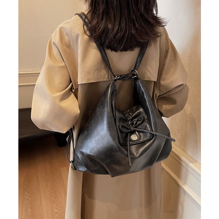 ショルダーバッグ フェイクレザーリュック | SUNSHINE CLOSET | 詳細画像5 