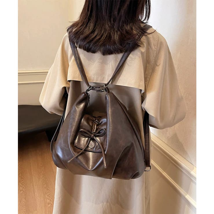 ショルダーバッグ フェイクレザーリュック | SUNSHINE CLOSET | 詳細画像7 