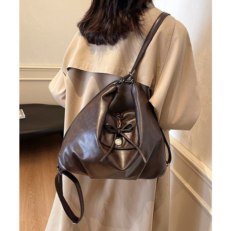 ショルダーバッグ フェイクレザーリュック | SUNSHINE CLOSET | 詳細画像8 