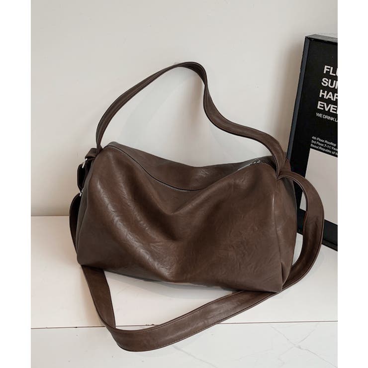 ソフトレザー風肩掛けバッグ シンプルショルダーバッグ おしゃれユニセックススクエ… | SUNSHINE CLOSET | 詳細画像18 