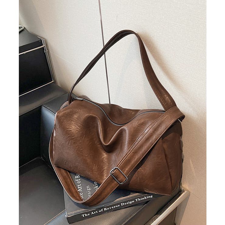 ソフトレザー風肩掛けバッグ シンプルショルダーバッグ おしゃれユニセックススクエ… | SUNSHINE CLOSET | 詳細画像19 