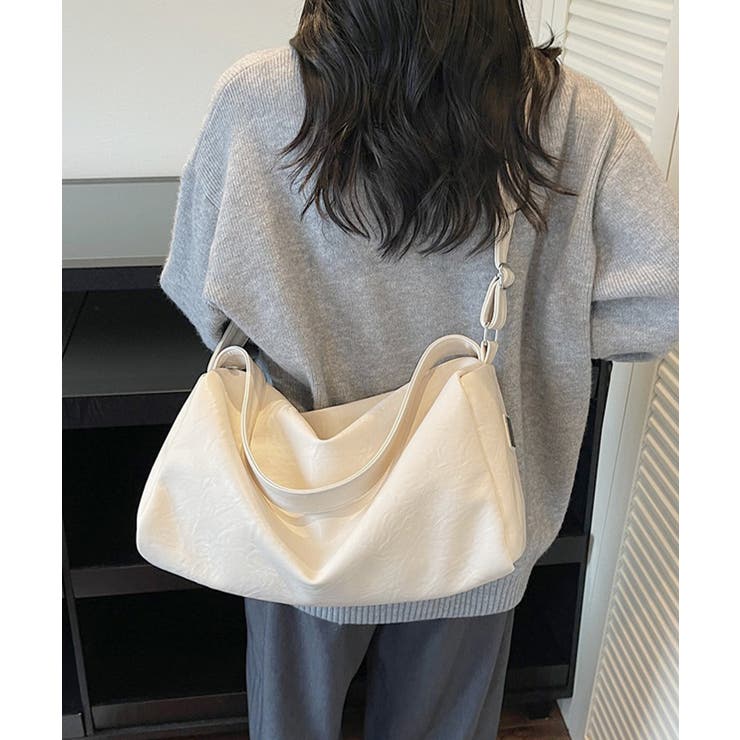 ソフトレザー風肩掛けバッグ シンプルショルダーバッグ おしゃれユニセックススクエ… | SUNSHINE CLOSET | 詳細画像6 