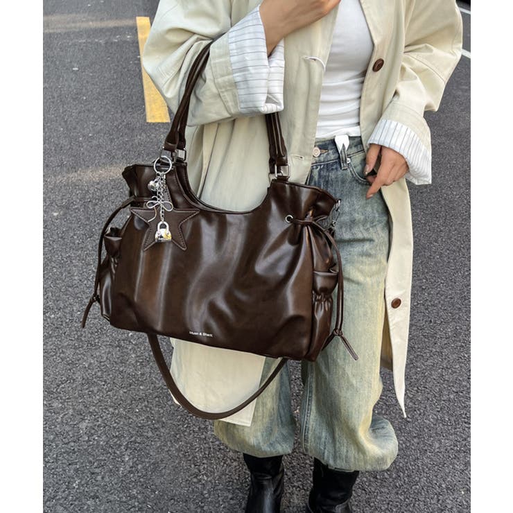 フェイクレザー2WAYバッグ レディース 斜めがけバッグ大きめA4 | SUNSHINE CLOSET | 詳細画像19 