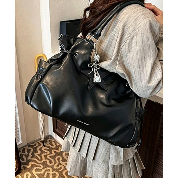 フェイクレザー2WAYバッグ レディース 斜めがけバッグ大きめA4 | SUNSHINE CLOSET | 詳細画像2 