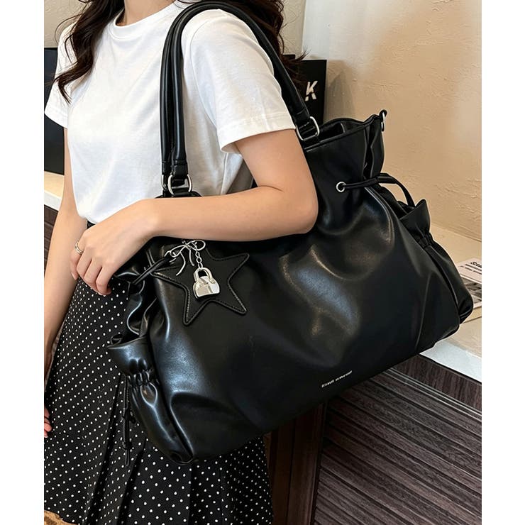 フェイクレザー2WAYバッグ レディース 斜めがけバッグ大きめA4 | SUNSHINE CLOSET | 詳細画像23 