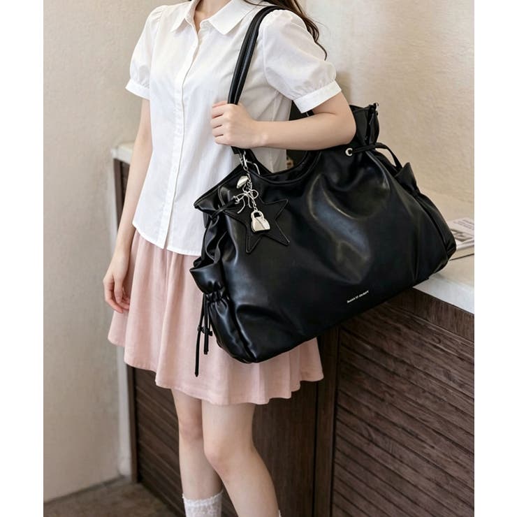 フェイクレザー2WAYバッグ レディース 斜めがけバッグ大きめA4 | SUNSHINE CLOSET | 詳細画像24 