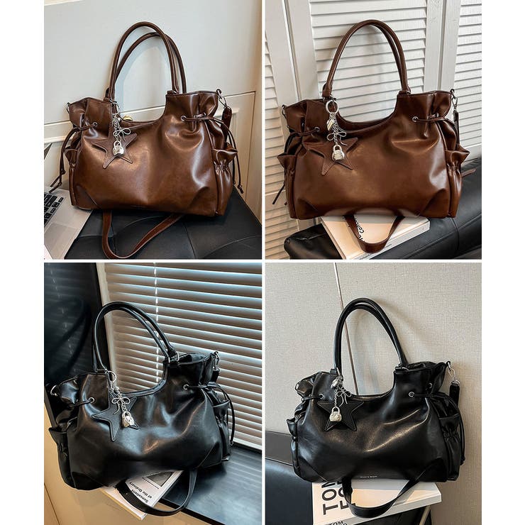 フェイクレザー2WAYバッグ レディース 斜めがけバッグ大きめA4 | SUNSHINE CLOSET | 詳細画像26 