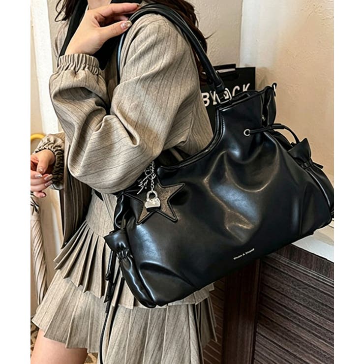 フェイクレザー2WAYバッグ レディース 斜めがけバッグ大きめA4 | SUNSHINE CLOSET | 詳細画像3 