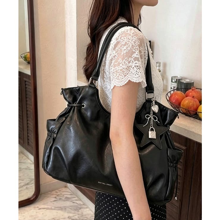 フェイクレザー2WAYバッグ レディース 斜めがけバッグ大きめA4 | SUNSHINE CLOSET | 詳細画像5 