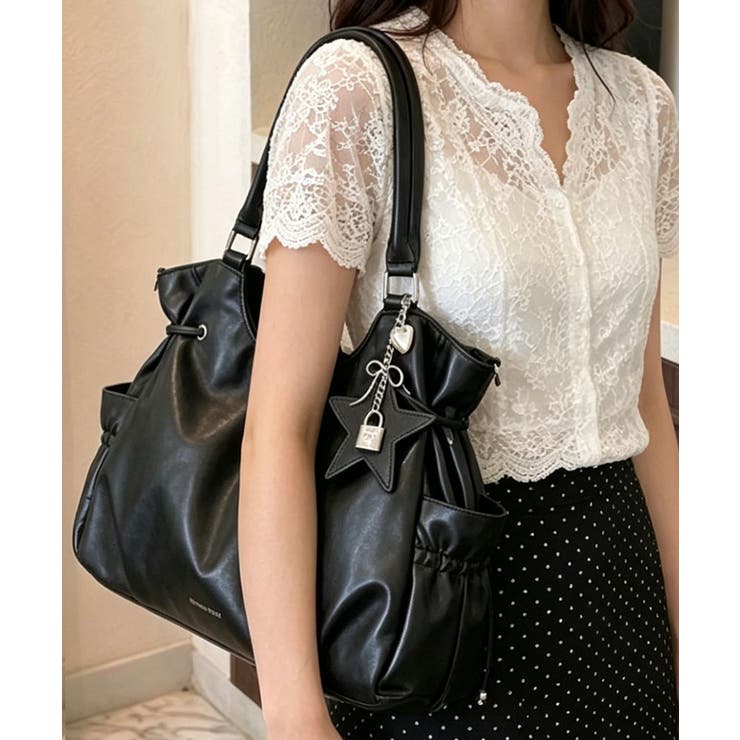 フェイクレザー2WAYバッグ レディース 斜めがけバッグ大きめA4 | SUNSHINE CLOSET | 詳細画像6 