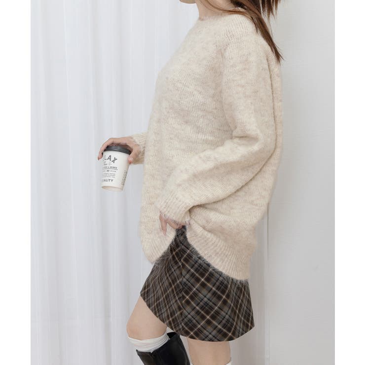チクチクしないニットレディース 大人可愛いセーター長袖 オフィスカジュアルトップ… | SUNSHINE CLOSET | 詳細画像14 