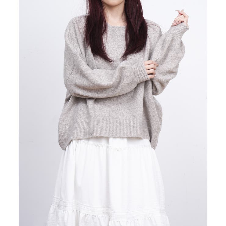 ゆったりコクーンニットミックスカラー秋冬 | SUNSHINE CLOSET | 詳細画像4 