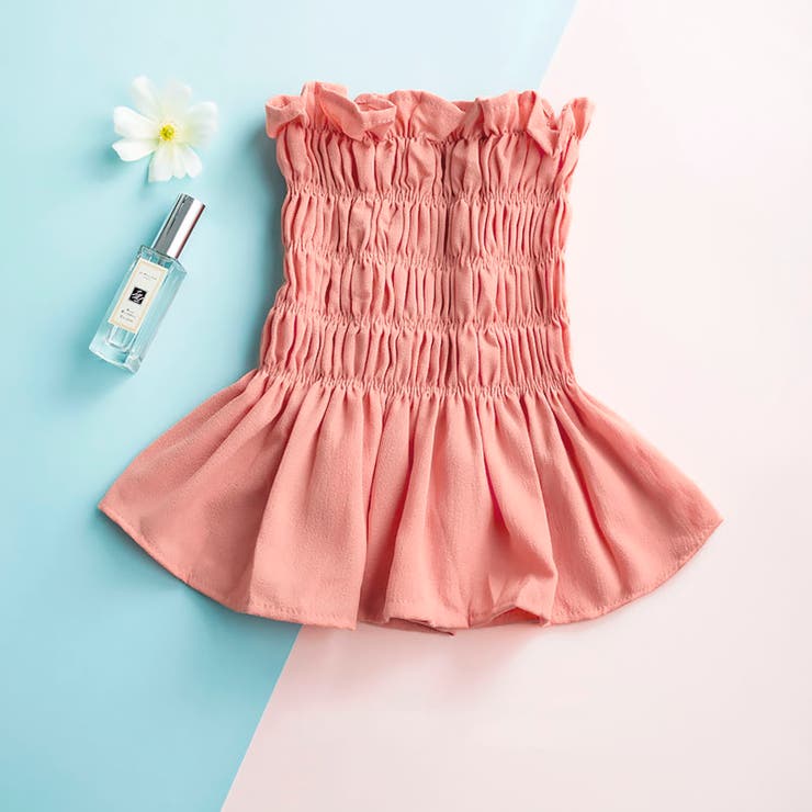 ピンク（予約販売） | ベアトップ レディース チューブトップ | SUNSHINE CLOSET