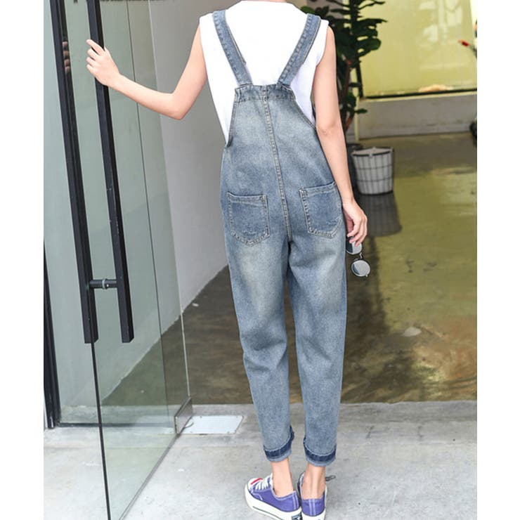 サロペット デニムパンツ レディース | SUNSHINE CLOSET | 詳細画像10 