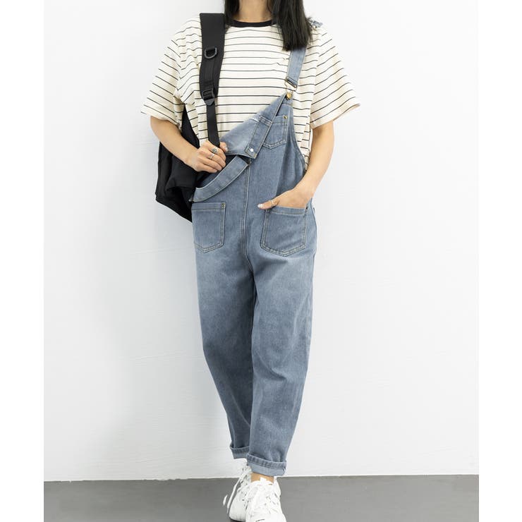 サロペット デニムパンツ レディース | SUNSHINE CLOSET | 詳細画像17 