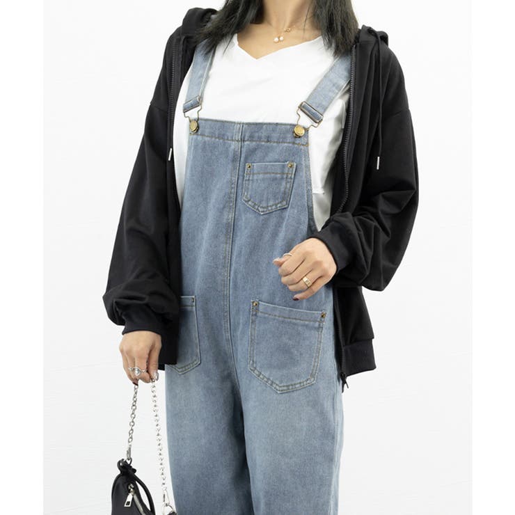 サロペット デニムパンツ レディース | SUNSHINE CLOSET | 詳細画像19 