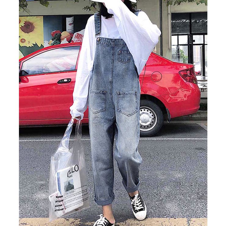 サロペット デニムパンツ レディース | SUNSHINE CLOSET | 詳細画像3 