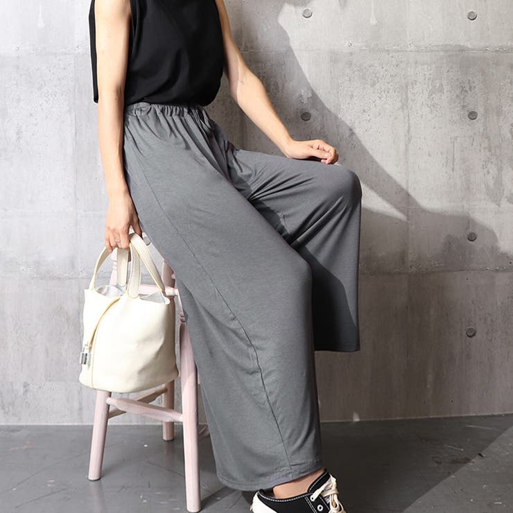 スカーチョ ゆったり ワイドパンツ 夏服 | SUNSHINE CLOSET | 詳細画像12 