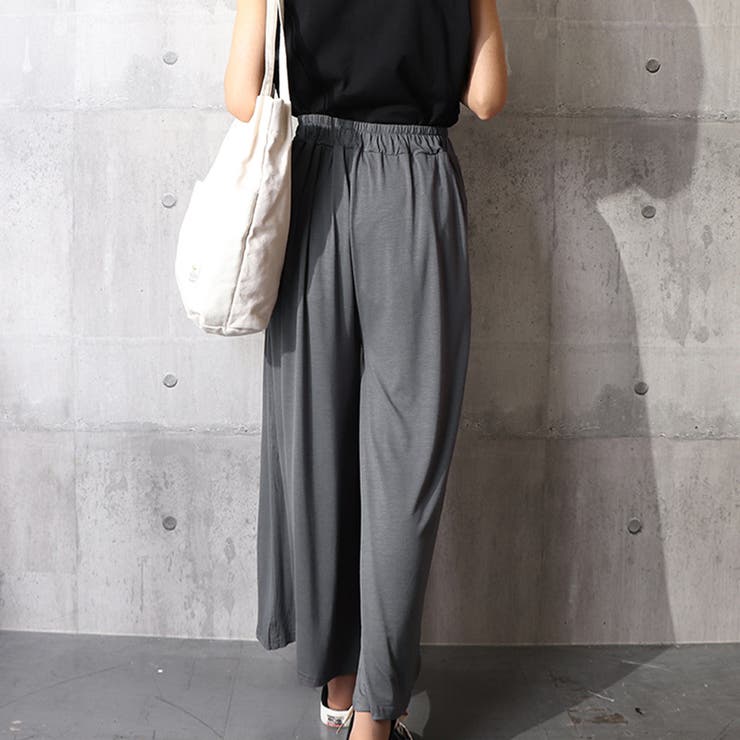 スカーチョ ゆったり ワイドパンツ 夏服 | SUNSHINE CLOSET | 詳細画像13 