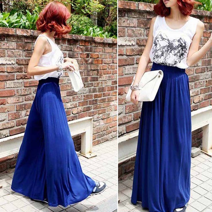 スカーチョ ゆったり ワイドパンツ 夏服 | SUNSHINE CLOSET | 詳細画像17 