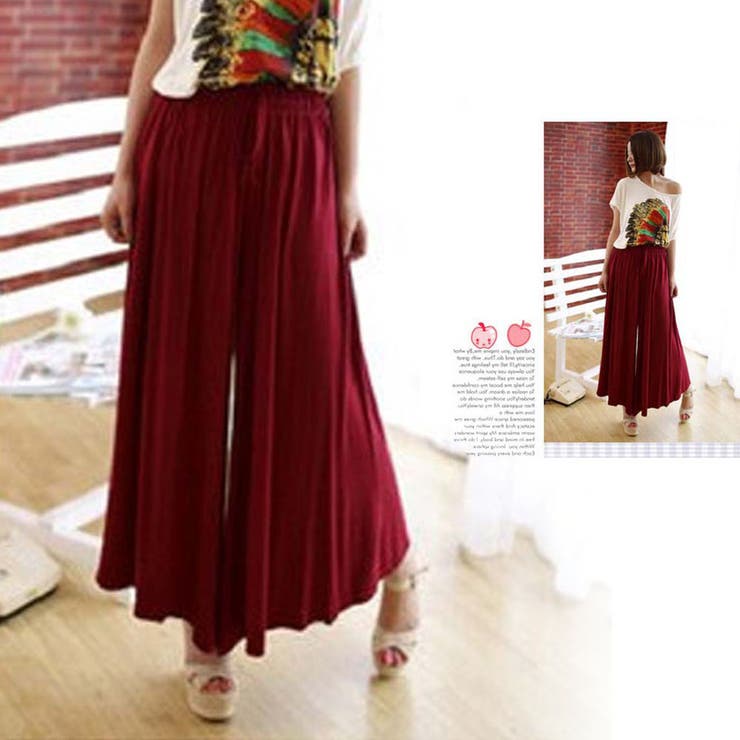 スカーチョ ゆったり ワイドパンツ 夏服 | SUNSHINE CLOSET | 詳細画像18 