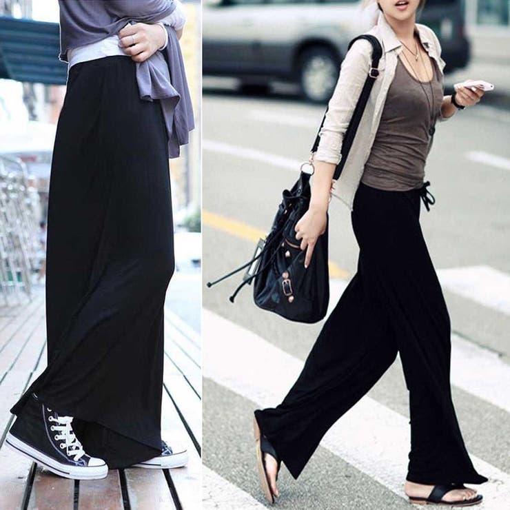 スカーチョ ゆったり ワイドパンツ 夏服 | SUNSHINE CLOSET | 詳細画像5 