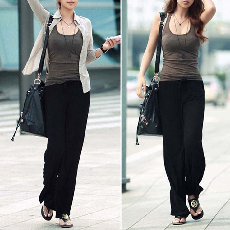 スカーチョ ゆったり ワイドパンツ 夏服 | SUNSHINE CLOSET | 詳細画像6 