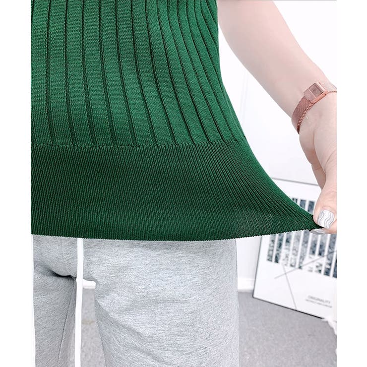 リブニットトップスレディースタンクトップ | SUNSHINE CLOSET | 詳細画像14 