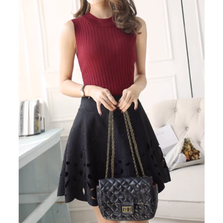 リブニットトップスレディースタンクトップ | SUNSHINE CLOSET | 詳細画像18 