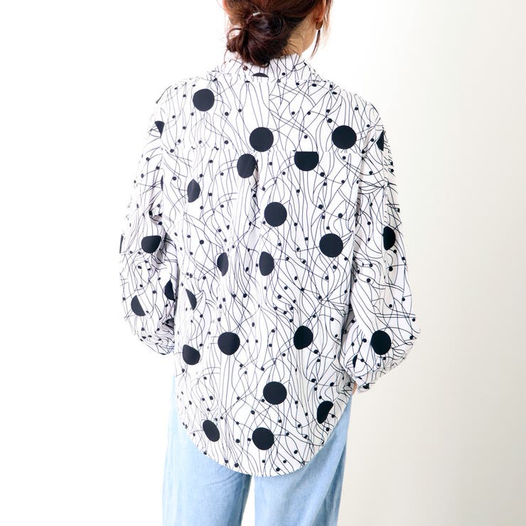 ブラウス 柄シャツ レトロ レディース | SUNSHINE CLOSET | 詳細画像12 