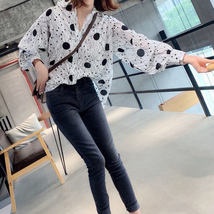 ブラウス 柄シャツ レトロ レディース | SUNSHINE CLOSET | 詳細画像6 