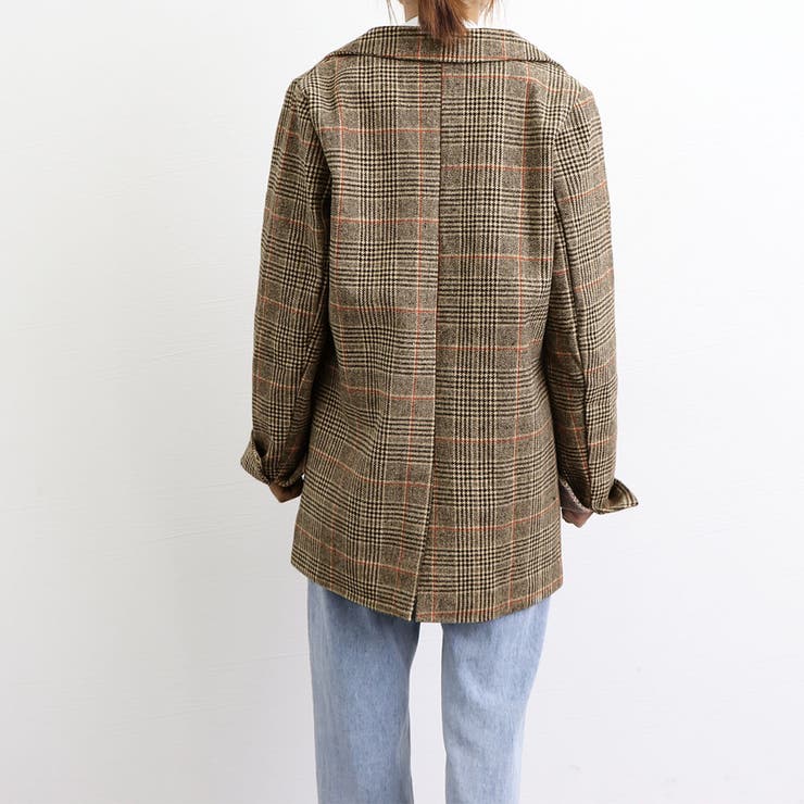 グレンチェックジャケット レディース韓国 | SUNSHINE CLOSET | 詳細画像22 