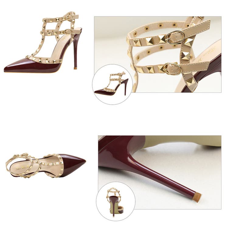 スタッズ ピンヒール パンプス | SUNSHINE CLOSET | 詳細画像3 