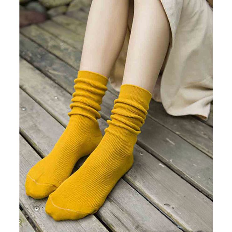 リブソックス レディース ミドル丈 靴下 | SUNSHINE CLOSET | 詳細画像1 