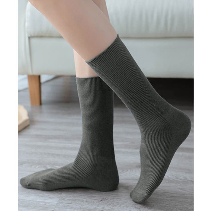 リブソックス レディース ミドル丈 靴下 | SUNSHINE CLOSET | 詳細画像5 