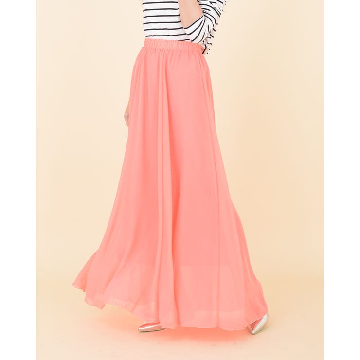ロングスカート レディース シフォンスカート 品番 Agcw Angelcloset エンジェルクローゼット のレディースファッション通販 Shoplist ショップリスト